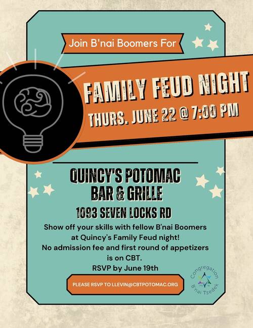 Banner Image for Boomers Family Feud Night